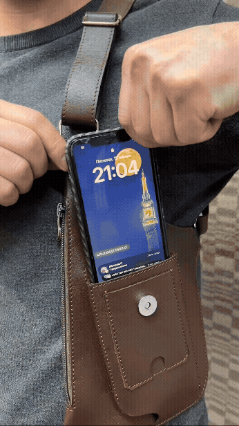 Eleganter Damen Tactical Brustbeutel